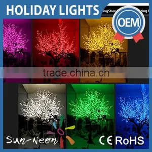3m High Simulation Led Artificial Cherry Blossom Tree With Leaves For Decoration Quality Choice thumbnail-1