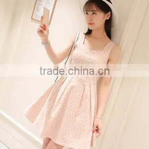 2016 Printing Summer Collect Waist Dress With Printed Fashion Style thumbnail-2