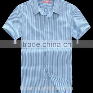 Mens T-shirt Yarn Dyed Cotton Checks Plaids Shirts thumbnail-4