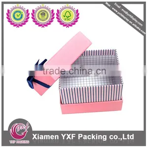 Paperboard Gift Box With Silk Ribbon Decoration thumbnail-4