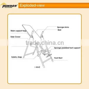 2014 Relax and Body Strong Gym Equipment Exercise Life Fasion Inversion Table thumbnail-2