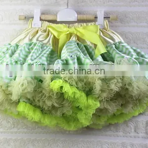 New Design New Color Wholesale Chevron Pettiskirt for Girls Hot Sale 2013 Lastest New Design Satin Skirt thumbnail-1