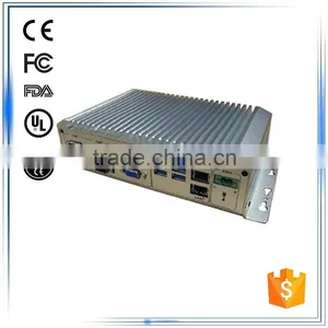 Intel Core i3 i5 CPU 2*LAN 6*USB 10*COM 2 *Mini PCIE 1*VGA 1*DVI Industrial Embedded Control Computer Mini pc thumbnail-2