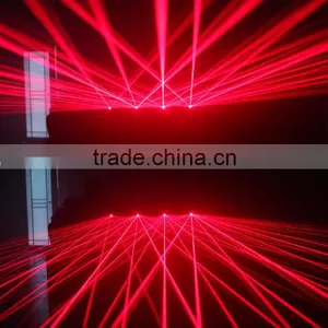 Eight Heads Red & Green 600mW Beams Effect Laser Light thumbnail-1