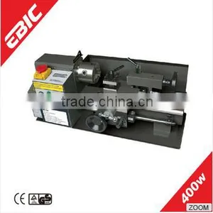EBIC Benchtop Metal Lathe Machine 400W Professional Mini Used Metal Lathe for Sale thumbnail-1