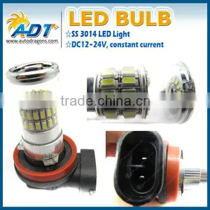 H11 3014 LED Projector Fog Light Lamp Bulb HeadLight 48 SMD Bright White thumbnail-1