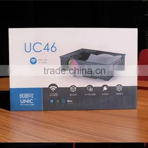 UNIC UC46 Projector Portable Red-Blue 3D Effect Simplified Micro Full HD 1080P With WIFI Home Cinema LED Projector US/EU/UK Plug thumbnail-5
