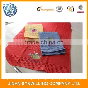 Wholesale Cheap 100% Cotton Kitchen Towels, Embroidery Tea Towel thumbnail-1