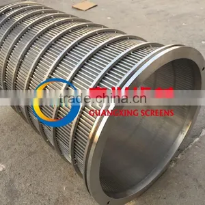 Wedge Wire Drum Rotary Screen Basket thumbnail-1
