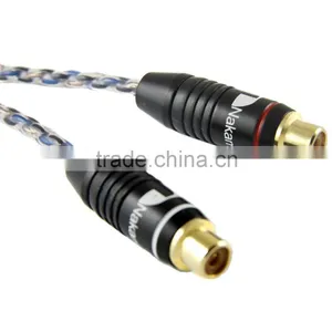 Hifi Cable 3.5 Stereo Plug to 2RCA Female Single Crystal thumbnail-3