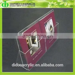 DDE-B186 Trade Assurance Shenzhen Factory Wholesale Clear Acrylic Retail Book Holder thumbnail-1