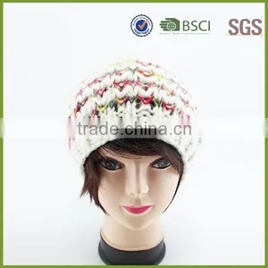 Knitted Hat Girls Lovely Cute Dongguan Wintime Acrylic Knitted Hat thumbnail-1