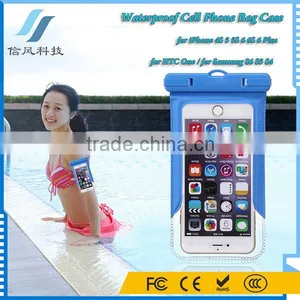 Universal Waterproof Case Bag for IPhone 4S 5 5S 6 6S 6 Plus for HTC One for Samsung S6 S5 S4 thumbnail-1