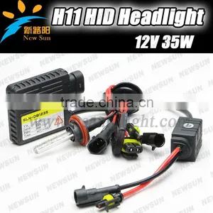 Promotion! Super Slim Ballsat 2pcs H11 H9 H8 Xenon HID Kit 35w 12v Single Beam Auto Headlight Xenon Bulbs Hid thumbnail-1