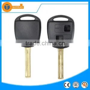 ABS 2 Button Remote Key Blank Without Logo Uncut Short 37mm TOY48 Blade FOR Lexus Gsgx470 Ct200h thumbnail-2