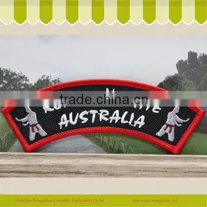 Hot Sale Wholesale Letter Logo Woven Embroidery Tag Sew-On thumbnail-2