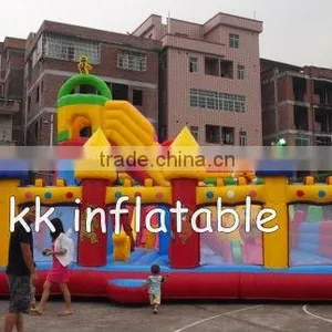Commercial Big Inflatable Fun City With Slide/inflatable Climbing Sports thumbnail-1