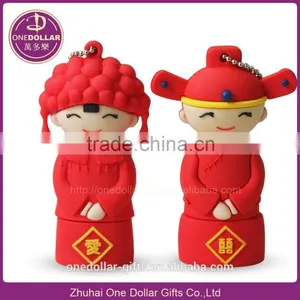 AngelGift Lovely Bride and Groom Couple Shaped USB 2.0 Flash Memory Drive 8GB thumbnail-1