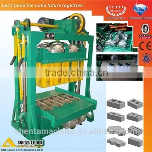 High Strength SHENTA QTJ4-60 Advanced Technology Concrete Block Making Machine thumbnail-1
