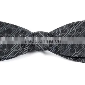 2016 Latest Design High Quality Pre-tied Skinny Cotton Bowties for Men thumbnail-2