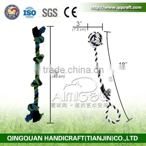 QingQ Factory Pet Puppy Dog Cotton Rope Chew Teeth Cleanning Toys thumbnail-1