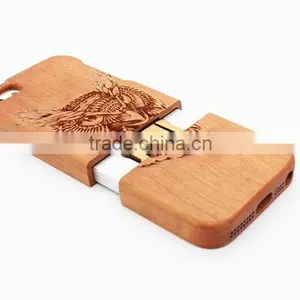 Wood Phone Cases With the Laser Compatible for Iphone thumbnail-3