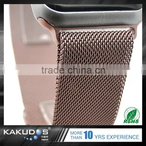Multiple Designs Custom Logo Popular Mesh Watch Band for Apple Watch thumbnail-4