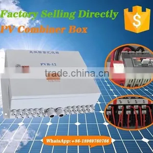 off Grid Solar Power System 10 Input 2 Output Stainless Steel DC Combiner Box With Fuse thumbnail-3