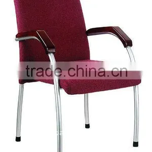 4 Legs Chairs Fabric Covers With Wooden Armrest Chair AH-109 thumbnail-1