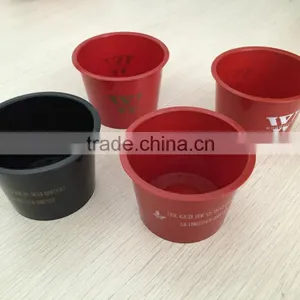 Christmas Hot Selling Resistant Baked Plastic Disposable Flowerpot Cup thumbnail-6