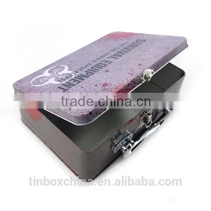 Custom Design Rectangular Wholesale Plain Tin Lunch Box thumbnail-3
