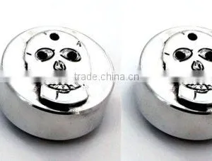 All Sales Interior Dash Knobs (set of 4) AC+4wd Knob- Skull Polished thumbnail-1