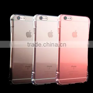 4.7 Inch Shockproof Transparent TPU Funky Mobile Phone Cover Case thumbnail-1