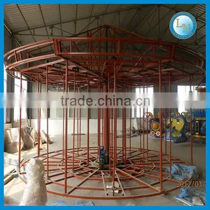 Europen Standard! China Supplier 72 Seats Amusement Park Luxury Carousel Rides for Sale thumbnail-2