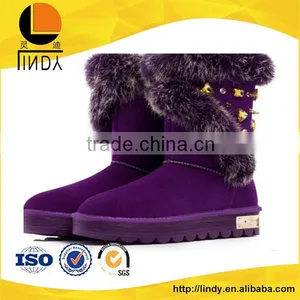Nice Performance Women Boot Leather Snow Boot thumbnail-2