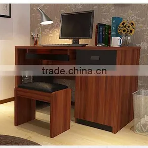 Chinese New Style Wood Grain Computer Desk for Home Furniture thumbnail-1
