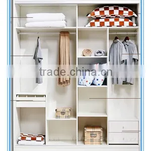 Eco-friendly Two Doors Wooden Wardrobe With High Quality thumbnail-5