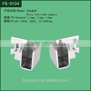 Metal Short Slotted Support Bracket Pipe Holder thumbnail-1