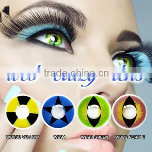 Wholesale Halloween Color Contact Lens /Vampire NARUTO Red Colored Crazy Contact Lens thumbnail-3