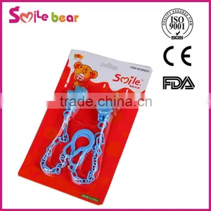 Silicone Pacifier Soother/chupeta Pacifier Clips thumbnail-1