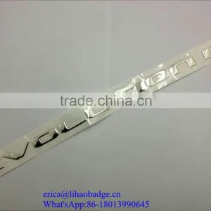 Die Cutted Letter Embossed Metal Stickers thumbnail-1