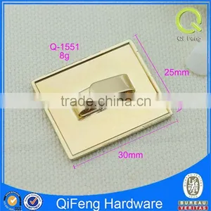 Handbag Logo Metal Plate Custom Brand Logo Q-1525 thumbnail-3