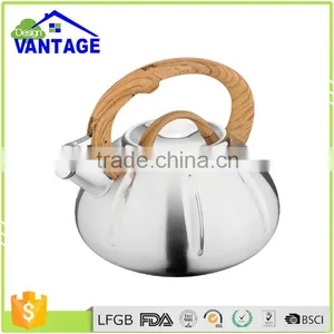 Capsulated Bottom Non Electric Camping Whistling Tea Pot Tea Kettle Stainless Steel Kettle thumbnail-1