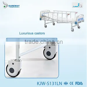 One Function Manual Adjustable Simple Flat Hospital Beds thumbnail-2
