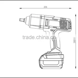 BKW1803 18V 650Nm Cordless Impact Wrench 18V 650Nm Cordless Wrench Power Tool thumbnail-2