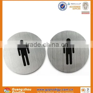 Stainless Steel Adhesive Door Plate/warning Door Signs in Hotels thumbnail-6