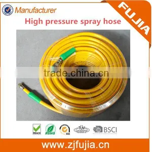 China Manufacturer PVC Fiber Reinforced Hose High Pressure Spray Hose With Brass Fittings thumbnail-1
