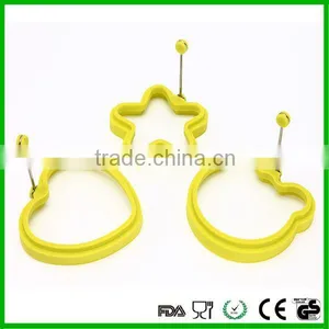 Kitchen Tools In Non-Stick Fried Egg Cooker Moulds Silicone Egg Pancake Mold Frying Egg Ring thumbnail-2