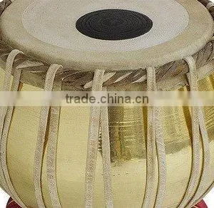Professional 2.5 KG Brass Bayan Shesham Wood Dayan Musical Instrument India Indian Tabla Drums Set thumbnail-4