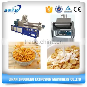Full Automatic Corn Flakes Processing Line/crispy Corn Flakes Making Machine thumbnail-1
